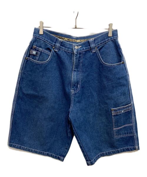 pellepelle（ペレペレ）pellepelle (ペレペレ) デニムバギーショートパンツ インディゴ サイズ:W36の古着・服飾アイテム