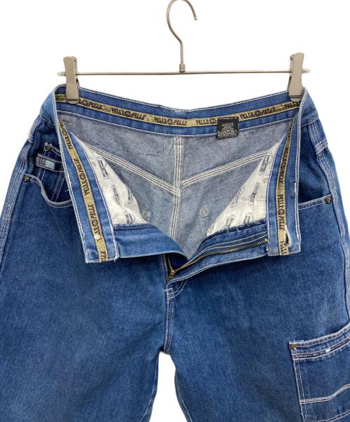 pellepelle（ペレペレ）pellepelle (ペレペレ) デニムバギーショートパンツ インディゴ サイズ:W36の古着・服飾アイテム