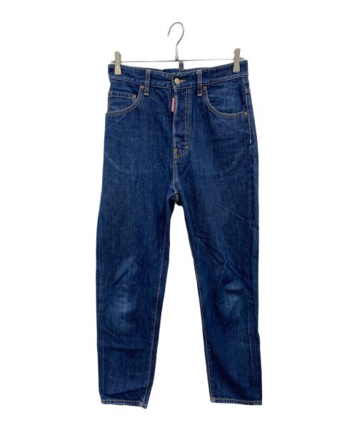 DSQUARED2（ディースクエアード）DSQUARED2 (ディースクエアード) テーパードデニムパンツ ブルー サイズ:42の古着・服飾アイテム