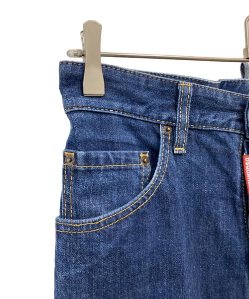 DSQUARED2（ディースクエアード）DSQUARED2 (ディースクエアード) テーパードデニムパンツ ブルー サイズ:42の古着・服飾アイテム