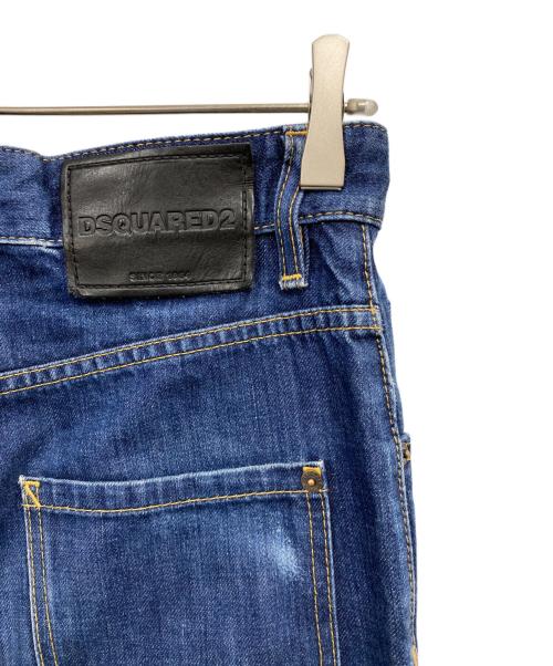 DSQUARED2（ディースクエアード）DSQUARED2 (ディースクエアード) テーパードデニムパンツ ブルー サイズ:42の古着・服飾アイテム
