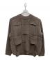 YOKE（ヨーク）の古着「CROSSING CABLE CREW NECK KNIT」｜ブラウン