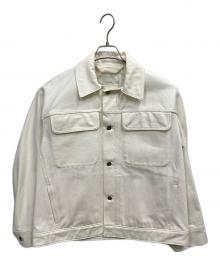 STUDIO NICHOLSON（スタジオ ニコルソン）の古着「セルビッジデニムジャケット」｜ホワイト