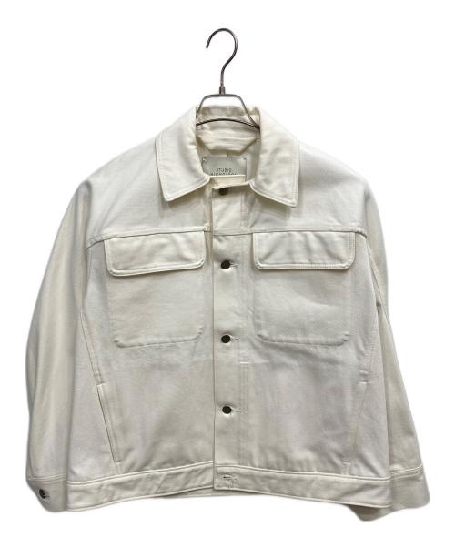 STUDIO NICHOLSON（スタジオ ニコルソン）STUDIO NICHOLSON (スタジオ ニコルソン) セルビッジデニムジャケット ホワイト サイズ:XSの古着・服飾アイテム