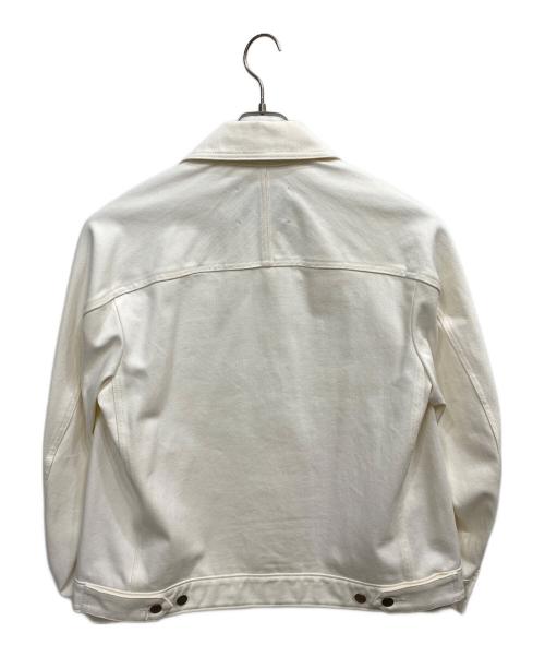 STUDIO NICHOLSON（スタジオ ニコルソン）STUDIO NICHOLSON (スタジオ ニコルソン) セルビッジデニムジャケット ホワイト サイズ:XSの古着・服飾アイテム