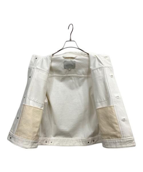 STUDIO NICHOLSON（スタジオ ニコルソン）STUDIO NICHOLSON (スタジオ ニコルソン) セルビッジデニムジャケット ホワイト サイズ:XSの古着・服飾アイテム