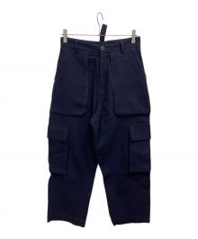 ZARA×STUDIO NICHOLSON（ザラ×スタジオ ニコルソン）の古着「CARGO TROUSER」｜ネイビー
