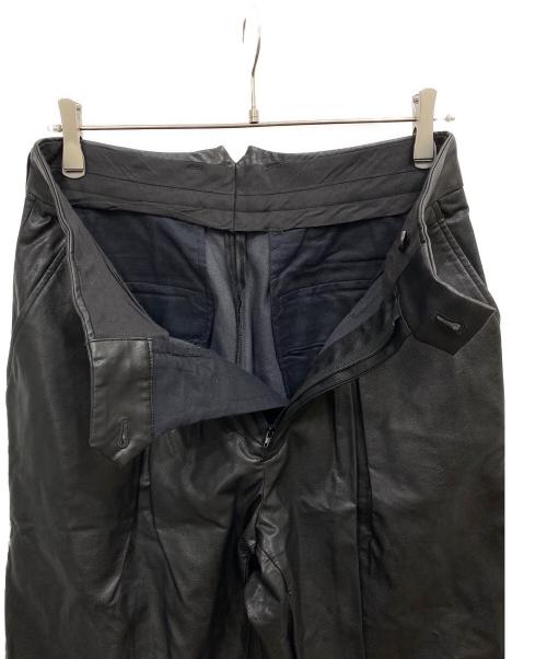 stein（シュタイン）stein (シュタイン) EX WIDE TAPERED TROUSERS ブラック サイズ:Sの古着・服飾アイテム