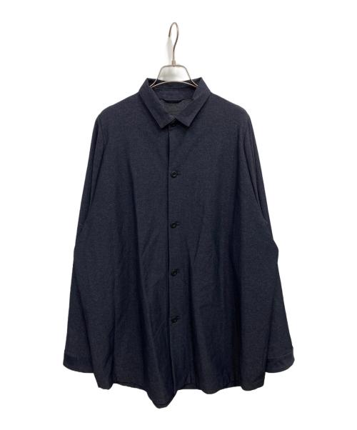 teatora（テアトラ）teatora (テアトラ) CARTRIDGE SHIRT DD ネイビー サイズ:5の古着・服飾アイテム