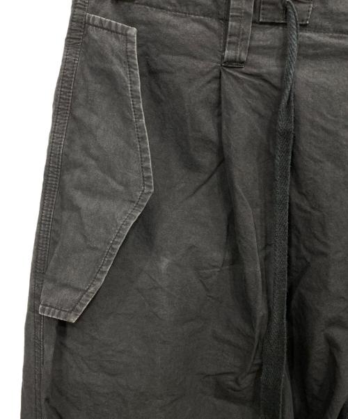 stein（シュタイン）stein (シュタイン) Military Over Trousers ブラック サイズ:Sの古着・服飾アイテム