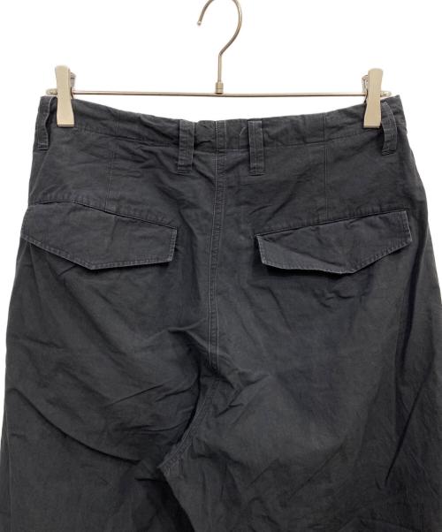 stein（シュタイン）stein (シュタイン) Military Over Trousers ブラック サイズ:Sの古着・服飾アイテム