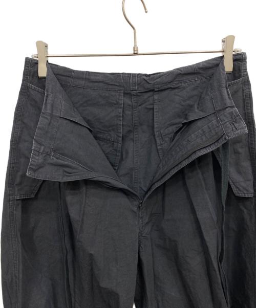 stein（シュタイン）stein (シュタイン) Military Over Trousers ブラック サイズ:Sの古着・服飾アイテム