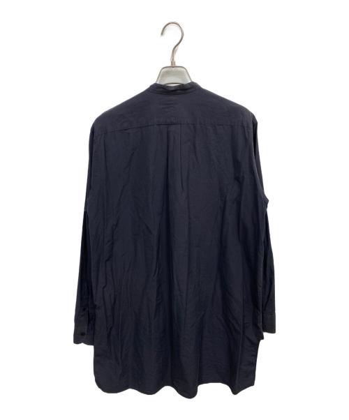 COMOLI（コモリ）COMOLI (コモリ) バンドカラーコットンボタンロングシャ ネイビー サイズ:1の古着・服飾アイテム