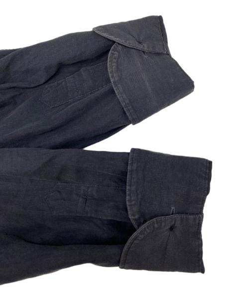 COMOLI（コモリ）COMOLI (コモリ) バンドカラーコットンボタンロングシャ ネイビー サイズ:1の古着・服飾アイテム