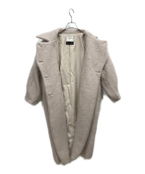 Ameri（アメリ）Ameri (アメリ) DEFORMATION COLLAR SHAGGY COAT ベージュ サイズ:Sの古着・服飾アイテム