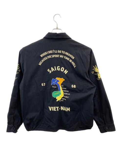 WAIPER.inc（ワイパーインク）WAIPER.inc (ワイパーインク) SOUVENIR VIETNAM JACKET ブラック サイズ:Ｌの古着・服飾アイテム