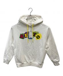 KENZO（ケンゾー）の古着「BOKE BOY プルオーバーパーカー」｜ホワイト