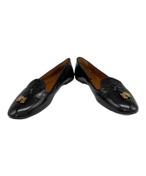 MARC JACOBS（マークジェイコブス）MARC JACOBS (マークジェイコブス) タッセルフラットシューズ ブラック サイズ:381/2の古着・服飾アイテム