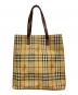BURBERRY LONDON (バーバリーロンドン) ノヴァチェック柄 トートバッグ ベージュ：17000円