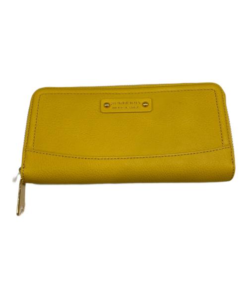BURBERRY BLUE LABEL（バーバリーロンドンブルーレーベル）BURBERRY BLUE LABEL (バーバリーロンドンブルーレーベル) 長財布 イエロー 未使用品の古着・服飾アイテム
