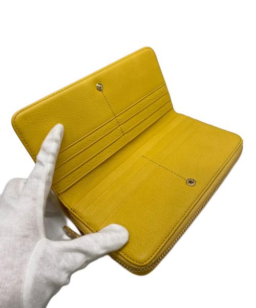 BURBERRY BLUE LABEL（バーバリーロンドンブルーレーベル）BURBERRY BLUE LABEL (バーバリーロンドンブルーレーベル) 長財布 イエロー 未使用品の古着・服飾アイテム