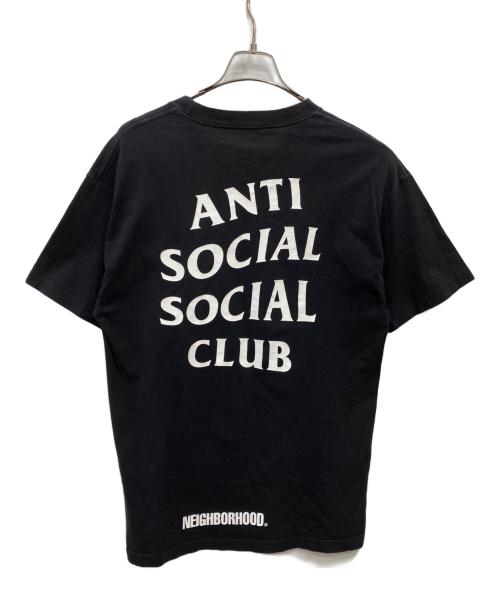 anti social social CLUB（アンチソーシャルソーシャルクラブ）anti social social CLUB (アンチソーシャルソーシャルクラブ) NEIGHBORHOOD (ネイバーフッド) 半袖Tシャツ ブラック サイズ:Ｌの古着・服飾アイテム