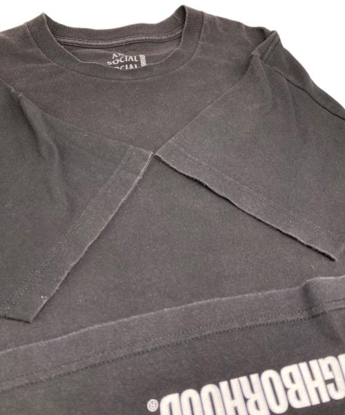 anti social social CLUB（アンチソーシャルソーシャルクラブ）anti social social CLUB (アンチソーシャルソーシャルクラブ) NEIGHBORHOOD (ネイバーフッド) 半袖Tシャツ ブラック サイズ:Ｌの古着・服飾アイテム