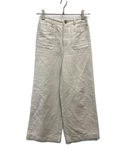 GALERIE VIE（ギャルリーヴィー）GALERIE VIE (ギャルリーヴィー) リネン混パンツ ベージュ サイズ:32の古着・服飾アイテム