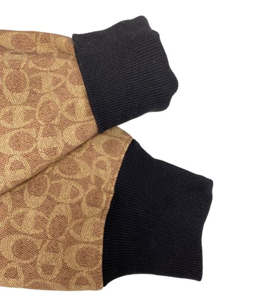 COACH（コーチ）COACH (コーチ) Champion (チャンピオン) モノグラムパーカー ブラウン サイズ:Mの古着・服飾アイテム