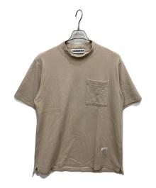 decembermay（ディセンバーメイ）の古着「ハーフスリーブモックニット」｜ベージュ