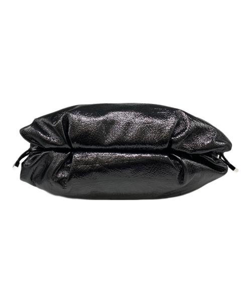 Salvatore Ferragamo（サルヴァトーレ フェラガモ）Salvatore Ferragamo (サルヴァトーレ フェラガモ) エナメルハンドバッグ ブラックの古着・服飾アイテム