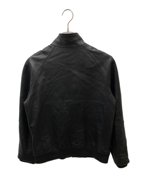 Eddie Bauer（エディーバウアー）Eddie Bauer (エディーバウアー) ラムレザージャケット ブラック サイズ:Sの古着・服飾アイテム