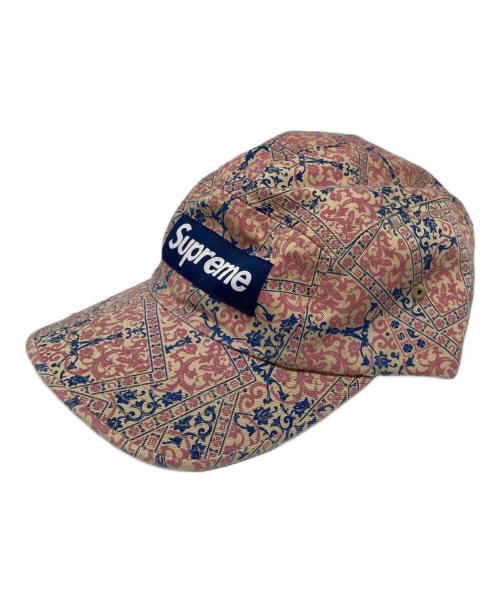 SUPREME（シュプリーム）SUPREME (シュプリーム) Washed chino twill camp cap ピンクの古着・服飾アイテム