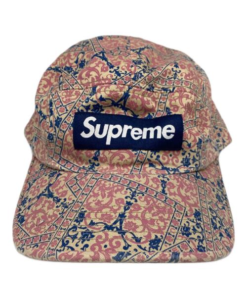 SUPREME（シュプリーム）SUPREME (シュプリーム) Washed chino twill camp cap ピンクの古着・服飾アイテム
