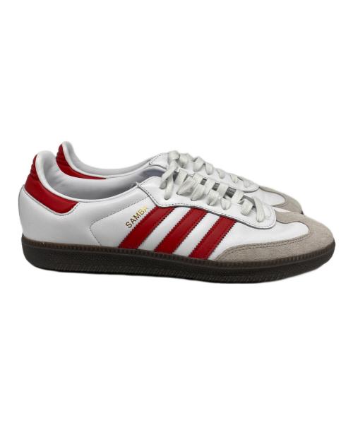 adidas Originals（アディダスオリジナル）adidas Originals (アディダスオリジナル) SAMBA OG ホワイト×レッド サイズ:28.5の古着・服飾アイテム
