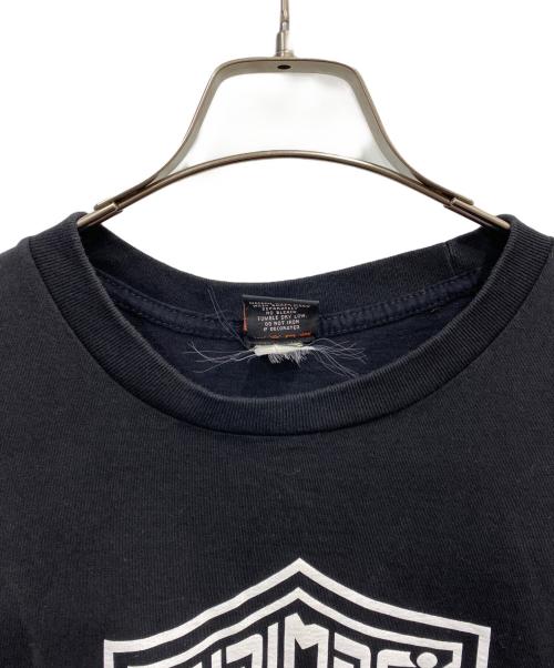 HARLEY-DAVIDSON（ハーレーダビッドソン）HARLEY-DAVIDSON (ハーレーダビッドソン) タイ語ロゴ プリントTシャツ ブラック サイズ:不明の古着・服飾アイテム