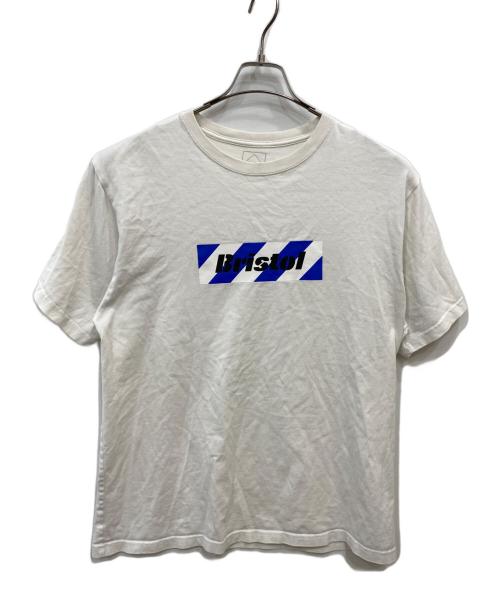 F.C.R.B.（エフシーレアルブリストル）F.C.R.B. (エフシーレアルブリストル) BOX LOGO TEE ホワイト サイズ:Ⅿの古着・服飾アイテム