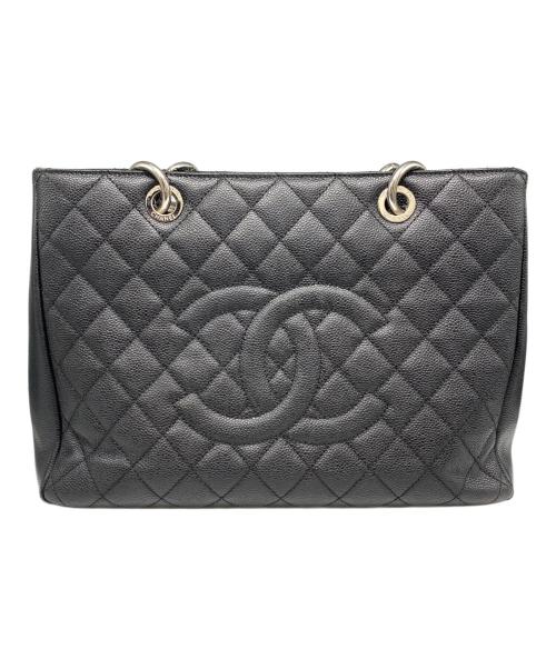CHANEL（シャネル）CHANEL (シャネル) GSTチェーンハンドバッグ ブラックの古着・服飾アイテム