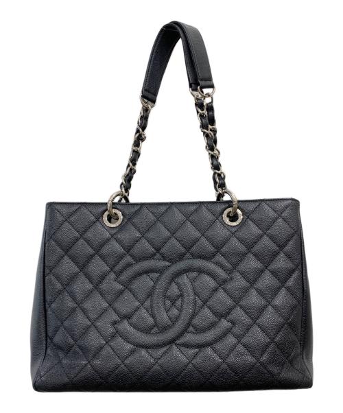 CHANEL（シャネル）CHANEL (シャネル) GSTチェーンハンドバッグ ブラックの古着・服飾アイテム
