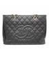CHANEL (シャネル) GSTチェーンハンドバッグ ブラック：220000円