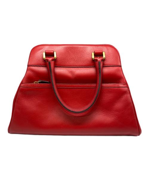 J&M DAVIDSON（ジェイ＆エム デヴィッドソン）J&M DAVIDSON (ジェイ＆エム デヴィッドソン) ハンドバッグ レッドの古着・服飾アイテム