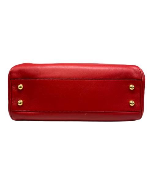 J&M DAVIDSON（ジェイ＆エム デヴィッドソン）J&M DAVIDSON (ジェイ＆エム デヴィッドソン) ハンドバッグ レッドの古着・服飾アイテム