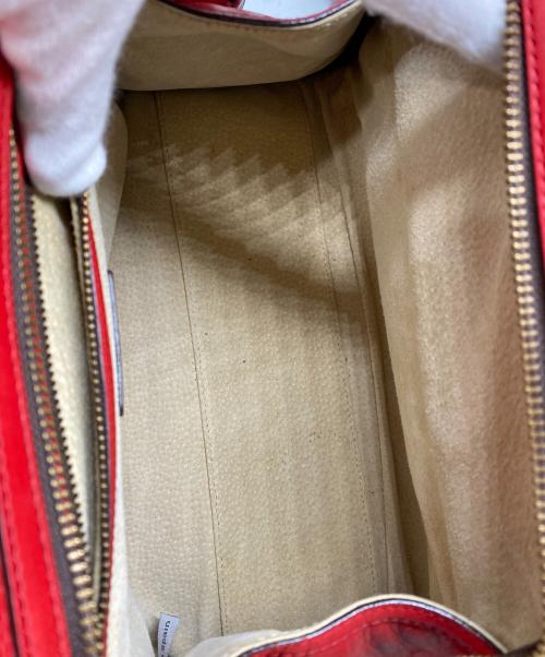 J&M DAVIDSON（ジェイ＆エム デヴィッドソン）J&M DAVIDSON (ジェイ＆エム デヴィッドソン) ハンドバッグ レッドの古着・服飾アイテム