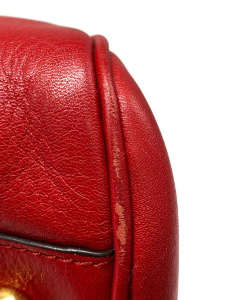 J&M DAVIDSON（ジェイ＆エム デヴィッドソン）J&M DAVIDSON (ジェイ＆エム デヴィッドソン) ハンドバッグ レッドの古着・服飾アイテム