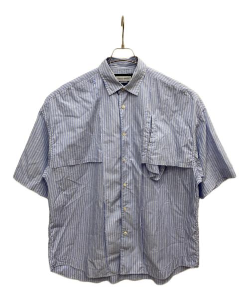 MAISON SPECIAL（メゾンスペシャル）MAISON SPECIAL (メゾンスペシャル) ストライプシャツ ブルー サイズ:01の古着・服飾アイテム