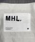 中古・古着 MHL (エムエイチエル) DRY COTTON STRIPE SS SHIRTS グレー サイズ:M：5000円