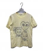 COMME des GARCONS×OSAMU GOODSコムデギャルソン×オサムグッズ）の古着「プリントTシャツ」｜イエロー