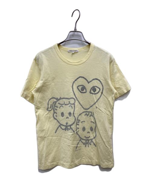 COMME des GARCONS（コムデギャルソン）COMME des GARCONS (コムデギャルソン) OSAMU GOODS (オサムグッズ) プリントTシャツ イエロー サイズ:Ｍの古着・服飾アイテム