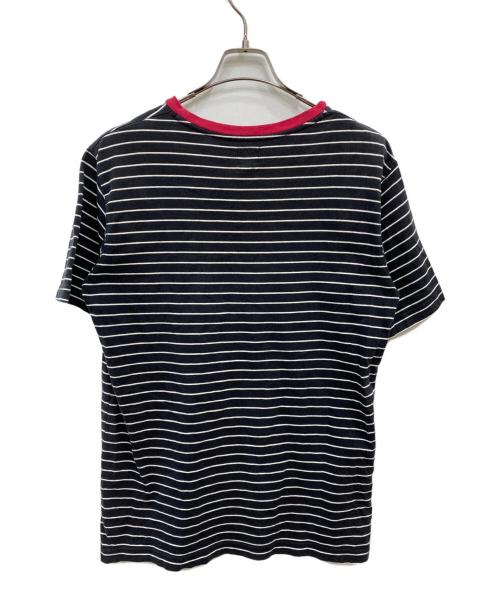 stussy（ステューシー）stussy (ステューシー) ボーダーTシャツ ブラック サイズ:Ｍの古着・服飾アイテム