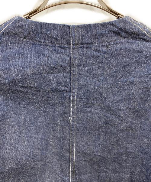 HEADLIGHT（ヘッドライト）HEADLIGHT (ヘッドライト) ノーカラーデニムカバーオール インディゴ サイズ:不明の古着・服飾アイテム